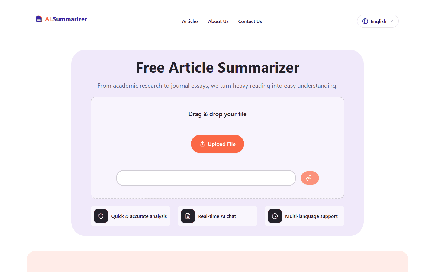 Free AI Article Summarizer