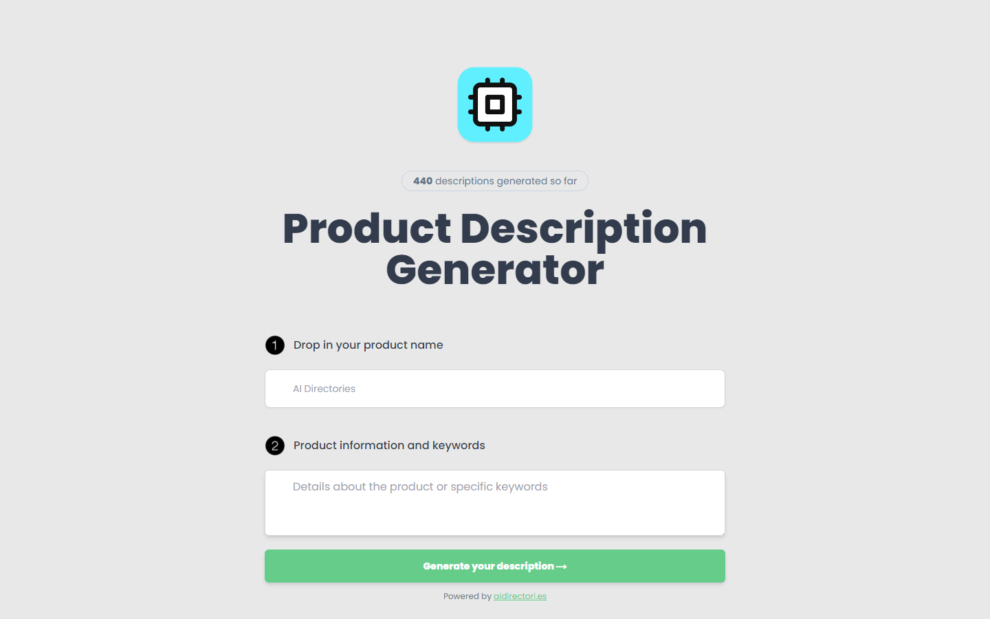 Product Description Generator