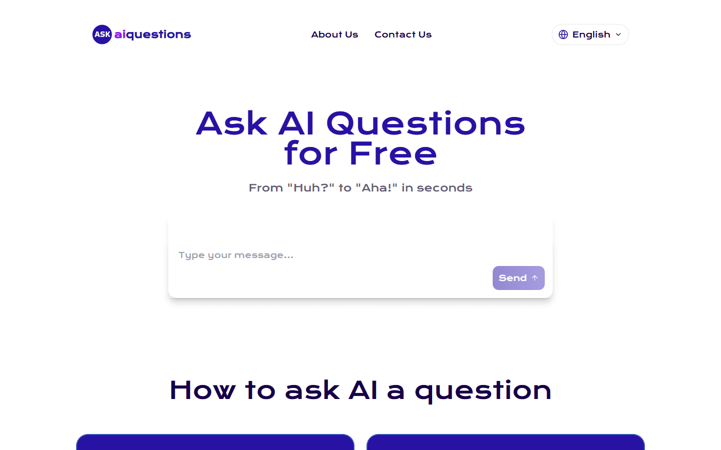 Ask AI Questions Online