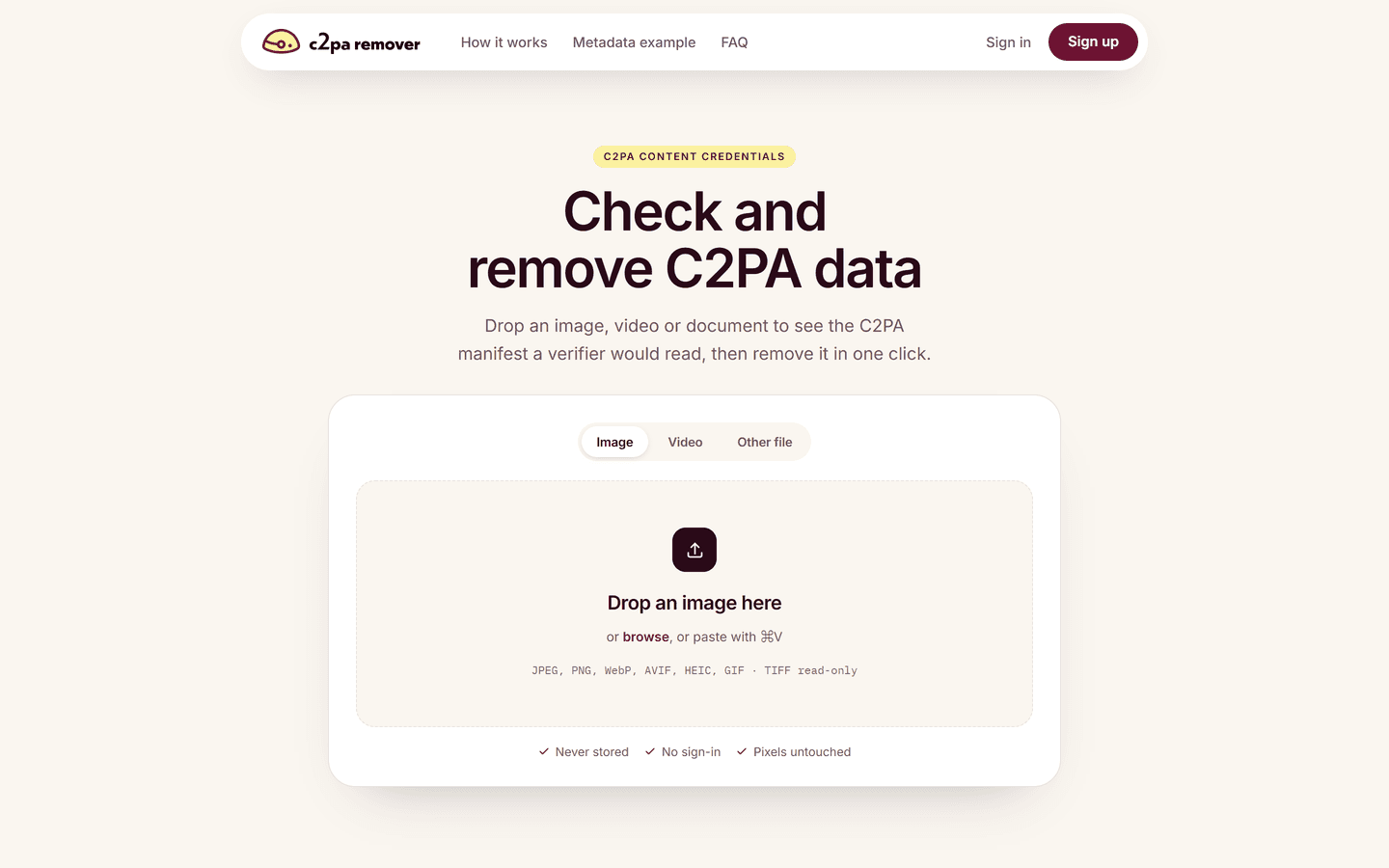 C2PA Remover