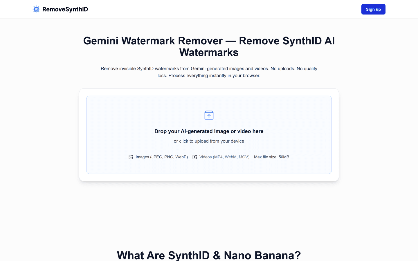 RemoveSynthID