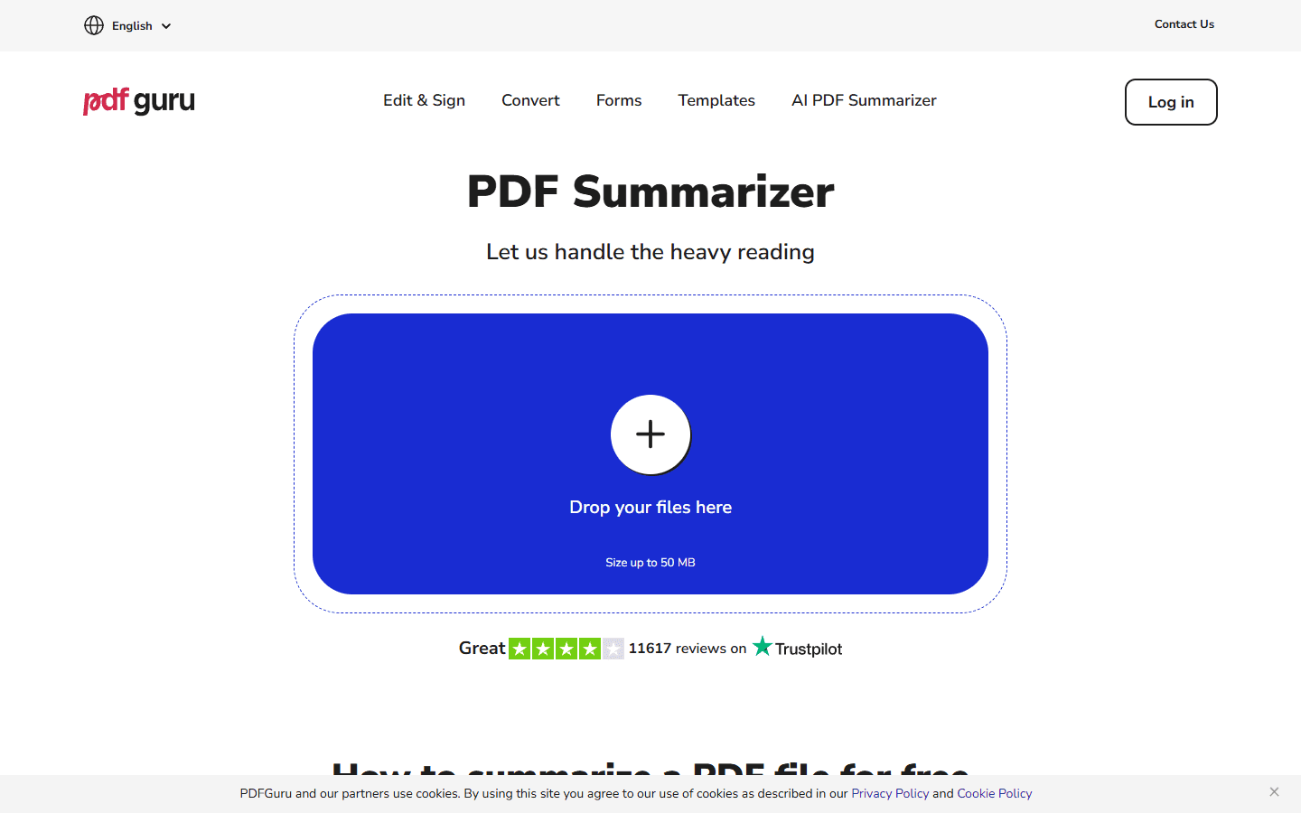 AI PDF Summarizer by PDF Guru