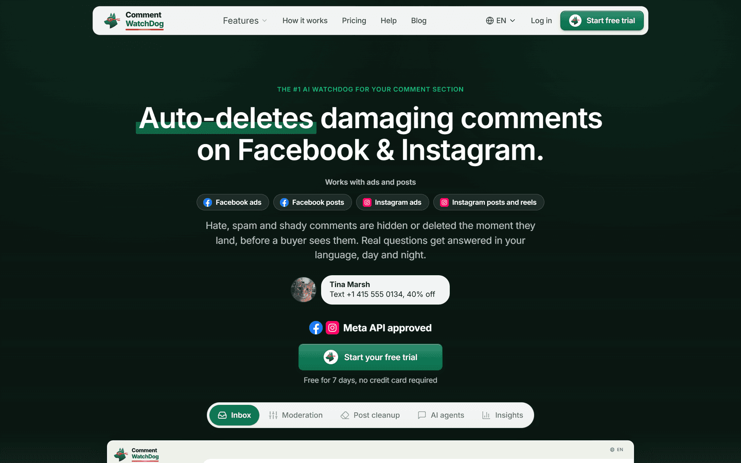 CommentWatchDog