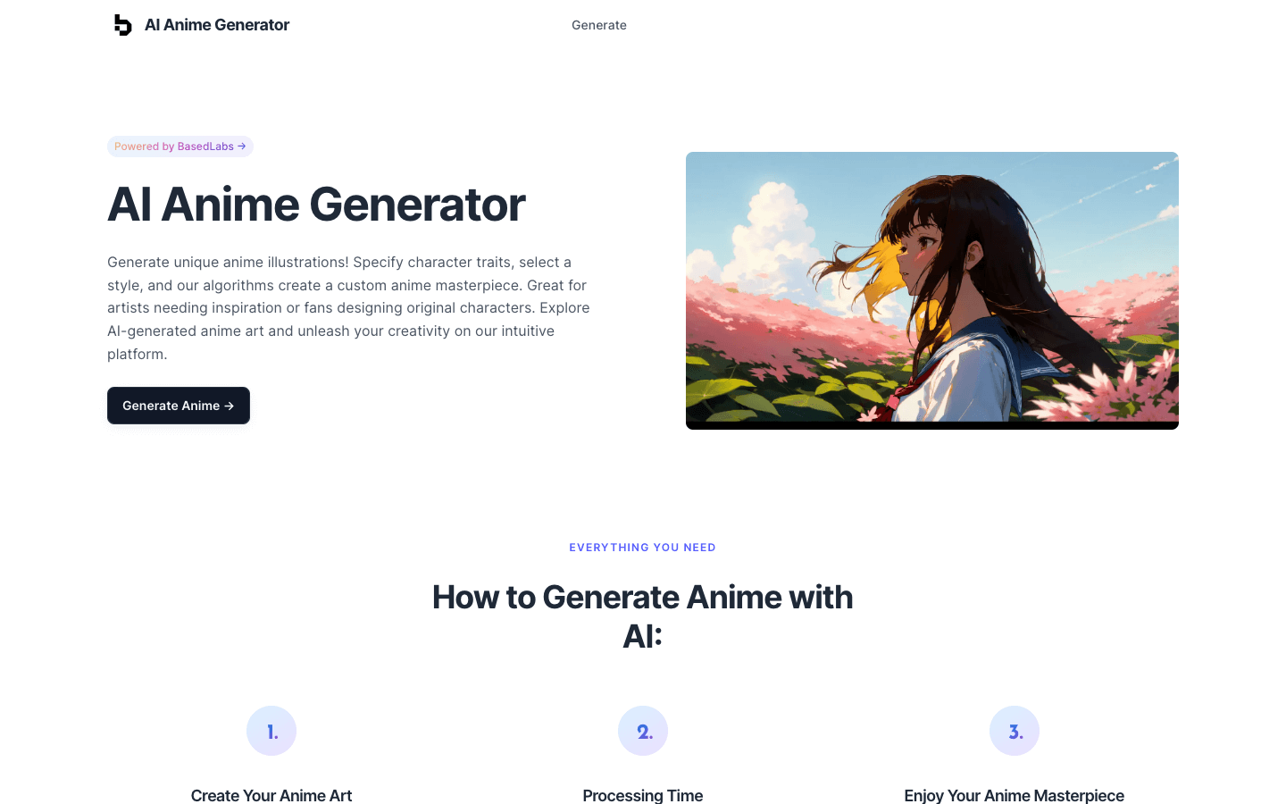 AI Anime Generator