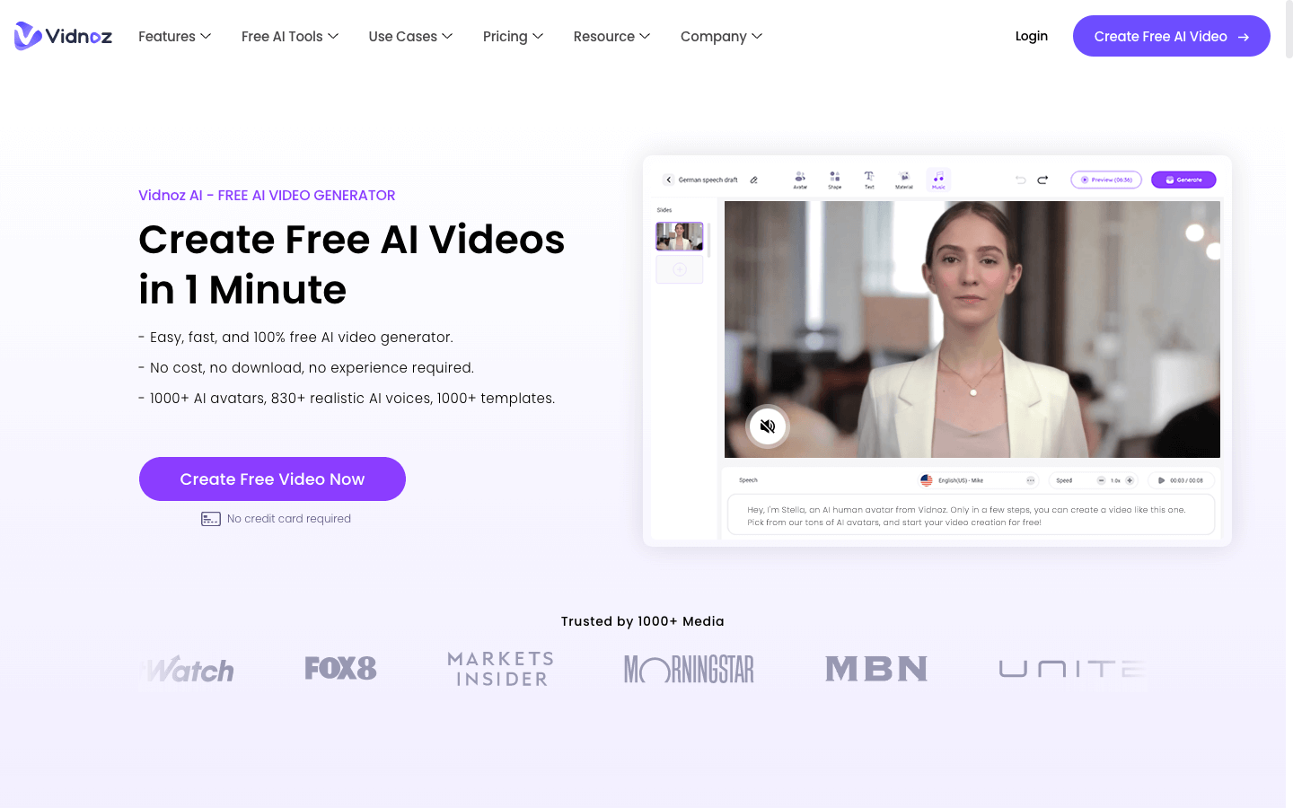 Vidnoz AI