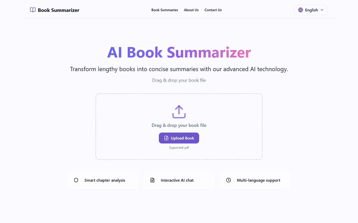 AI Book Summarizer